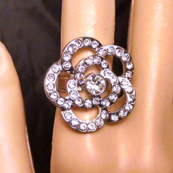 Rhinestones Sexy Stylish Cocktail Ring